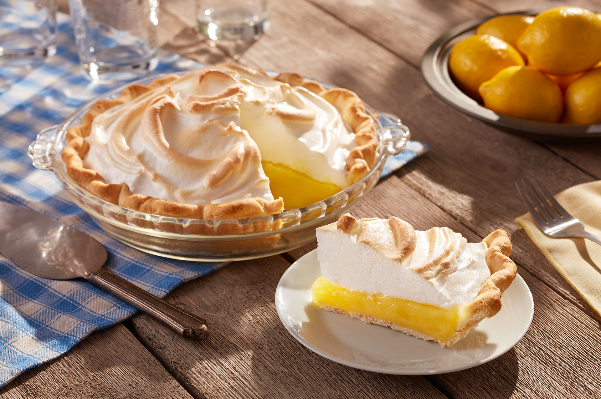 Пирог с лимонным курдом и меренгой (Lemon Meringue pie)